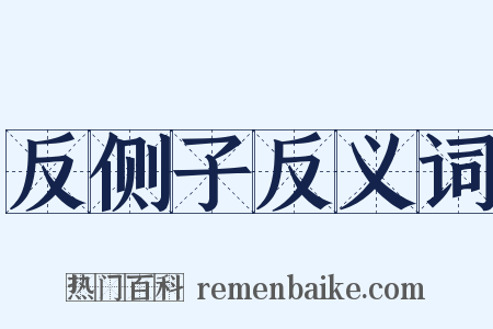反侧子反义词是什么意思的图片